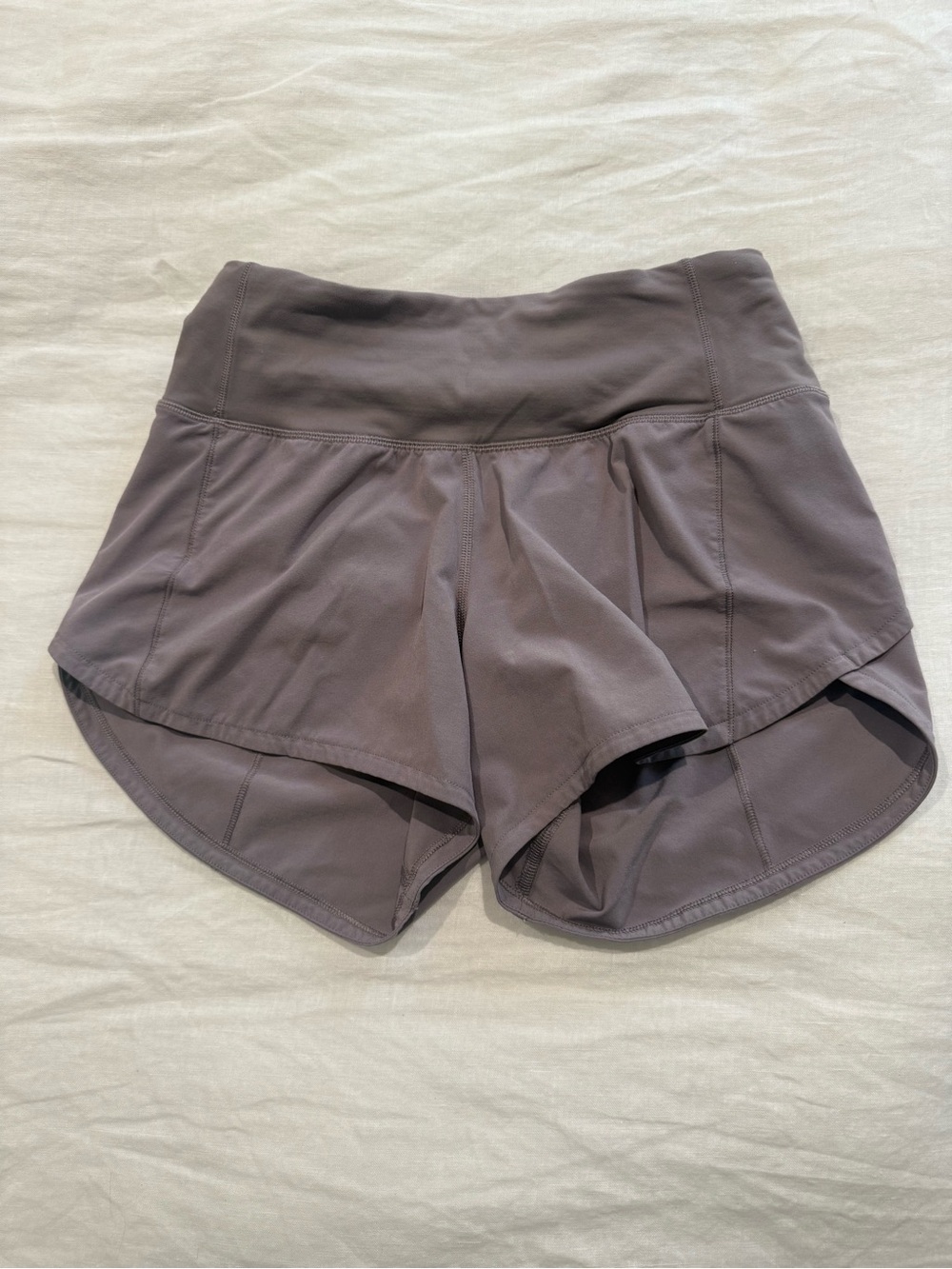 lululemon athletica Mini Skirted Shorts in Dusty Mauve ( 4 inch inseam)
